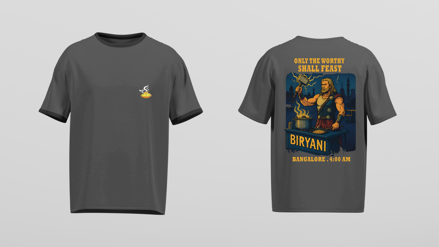 WORTHY SHALL FEAST || Crew T-Shirt