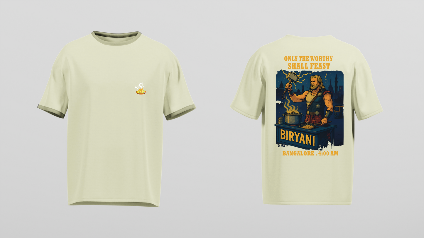 WORTHY SHALL FEAST || Crew T-Shirt