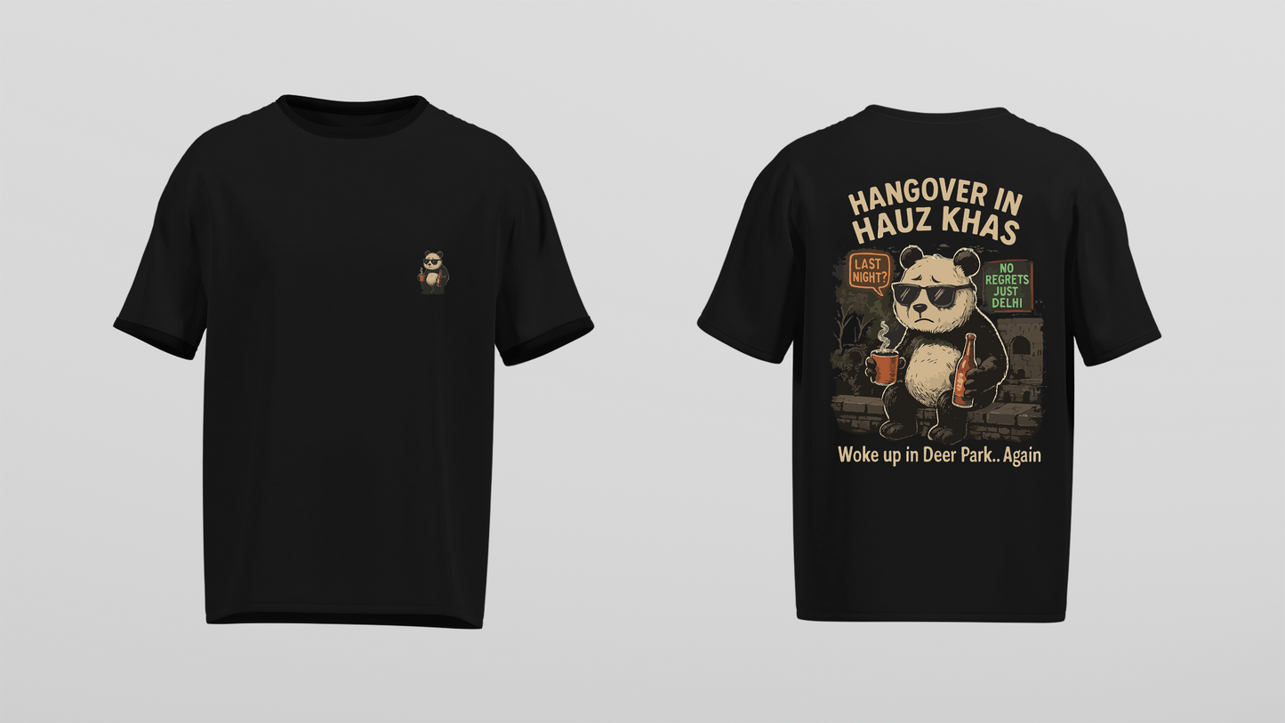 HANGOVER IN HAUZ KHAS || Crew T-Shirt